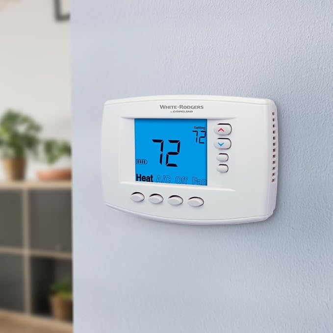 White-Rodgers 90 Series Blue, Programmable Thermostat, 1F95EZ-0671