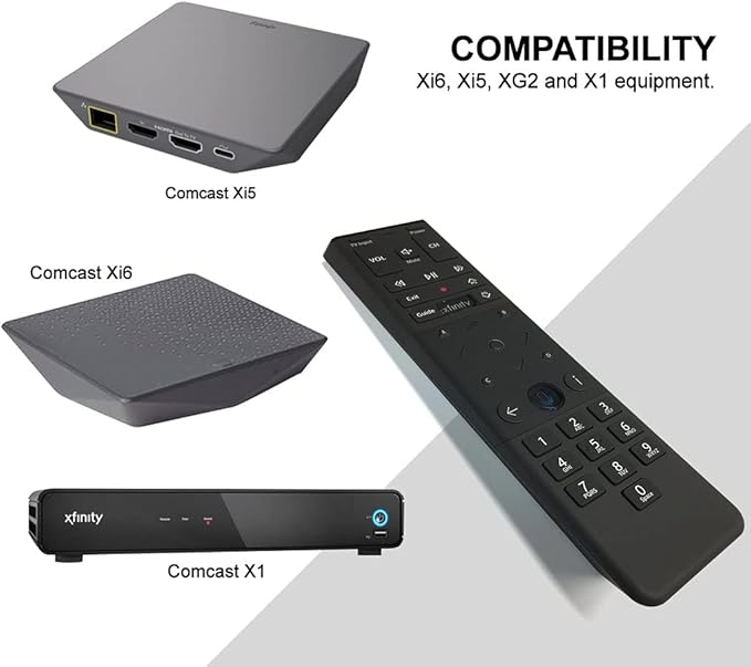 (2 Pack) Xfinity Comcast XR15 Voice Control Remote for X1 Xi6 Xi5 XG2 (Backlight)
