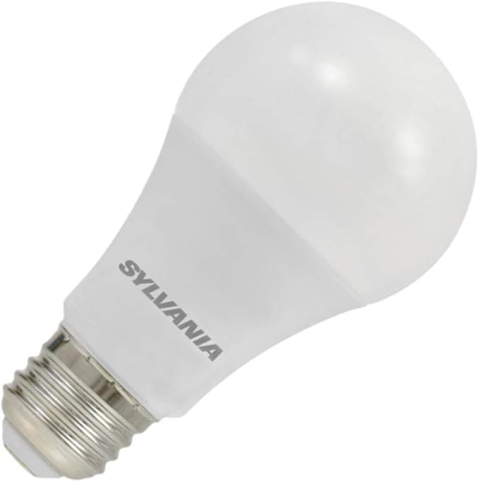 Sylvania A19 LED Light Bulb, 12W, 75W Equivalent, Dimmable, 1100 Lumens, Frosted, 3000K, White - 1 Pack (40044)