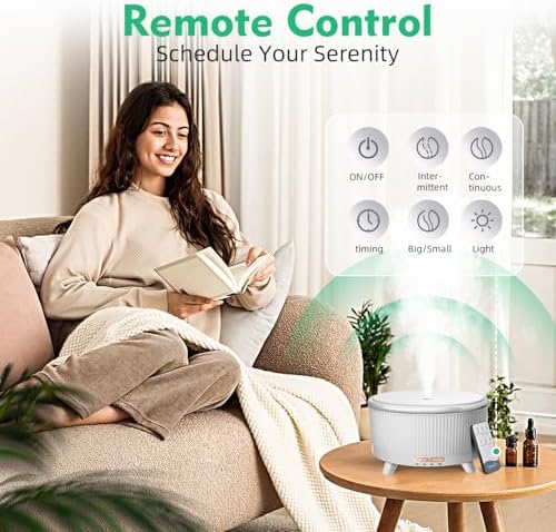500ml Essential Oil Diffuser, Ultrasonic Aromatherapy Humidifier