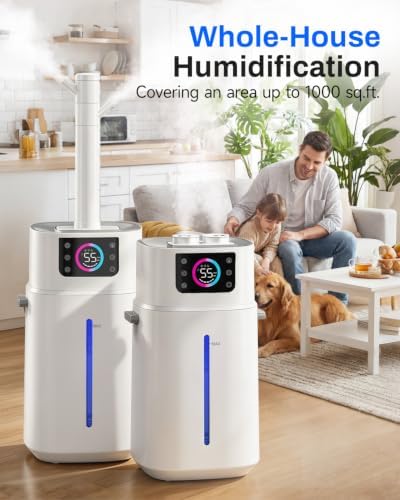 Lacidoll 4.2Gal Humidifier Large Room, Cool Mist & Easy Clean, Bedroom
