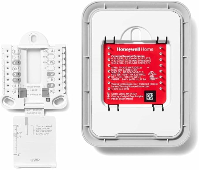 Honeywell THX321WFS3001W T10+ Pro Smart W/RedLINK 3.0 Thermostat and Indoor Air Sensor