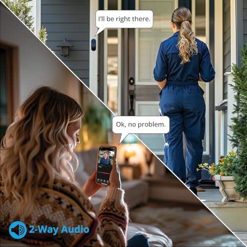 Night Owl 1080p Video Doorbell with Mount and Wireless Chime