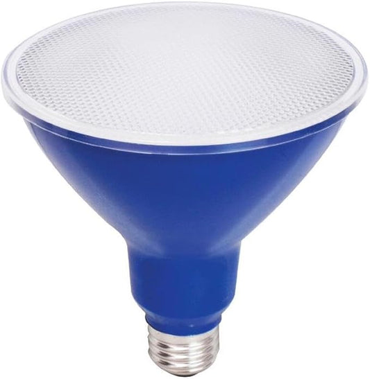GE 93100882 LED Blue Floodlight, Medium Base, PAR38M, 6 Watt - Quantity 1