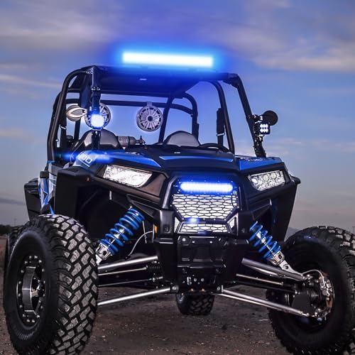 Nilight LED Light Bar 20 Inch 126W Spot Flood Combo Blue Beam