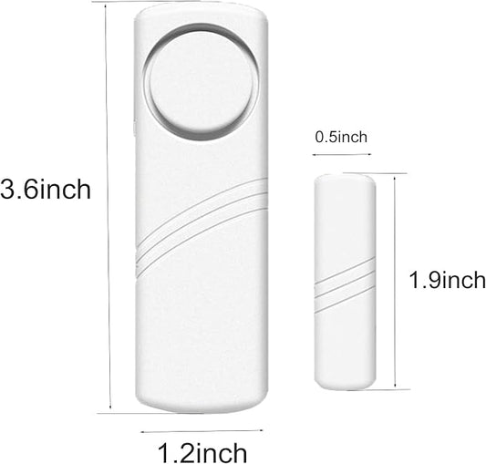 3 Pack Door Window Alarm,Magnetic Burglar Alert Sensor, Loud Door Alarms for Safety, DIY for Home Security, Office Protection,Swimming Pool Door Alarm