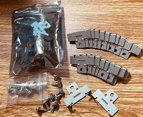 ROOWINTOO Recessed Light Clips for Retrofitting, Downlight Clips - 30 Pack (15 Pairs)