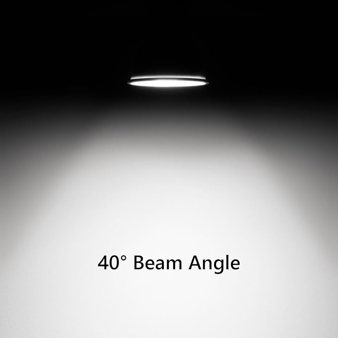 Maelsrlg PAR16 LED Long Neck Recessed Spotlight Bulb, 6W(60W-75W Equivalent) Dimmable, 600 Lumens, 40° Beam Angle, Track Light Bulbs Daylight 5000K, E26 Medium Base, Pack of 4