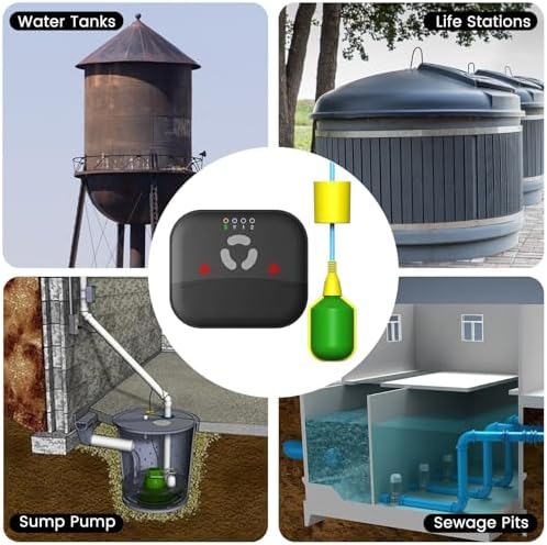 Z2PRO WiFi Sump Pump Alarm, Backup Battery, High/Low, 90dB