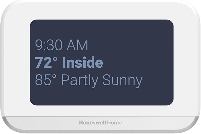 Honeywell Home X7S Smart Thermostat with Advanced Occupancy Sensing, Humidity Monitoring, and Customizable Touchscreen Display, White