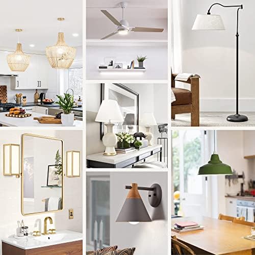 MAXvolador A19 LED Light Bulbs, 100 Watt Equivalent, Neutral White 4000K, 1500LM, E26 Base, Non-Dimmable, 13W Bright White LED Bulb, 4-Pack