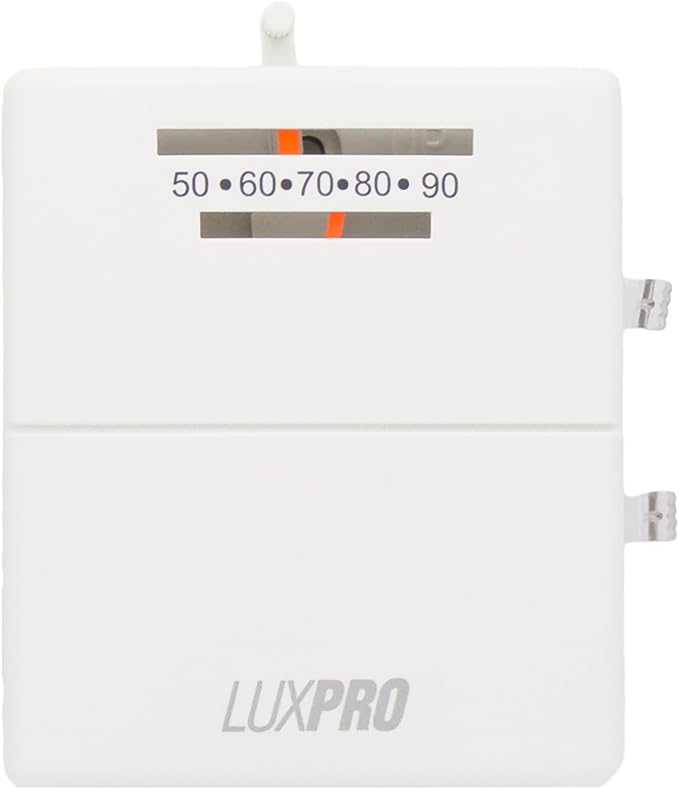 Lux Pro PSM40SA Non-Programmable Thermostat, 1 Heat, 1 Cool