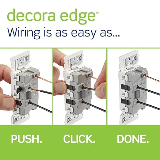 Leviton Lever Edge 15 Amp Single Pole Rocker Switch,E5601-MW,White,(Pack of 40)