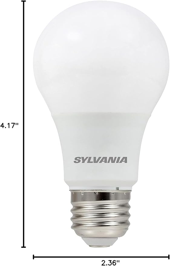 Sylvania A19 LED Light Bulb, 5.5W, 40W Equivalent, 13 Year, Dimmable, 450 Lumens. 2700K, Soft White - 1 Pack (74688)