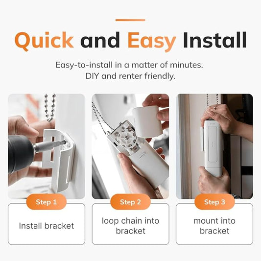 RYSE SmartShade + BatteryPack | Smart Home Smart Shades | Turn Your Current Shades into SmartShades | Smart Home Smart Blinds Motorized Window Shades (SmartShade + Wireless Battery Pack)