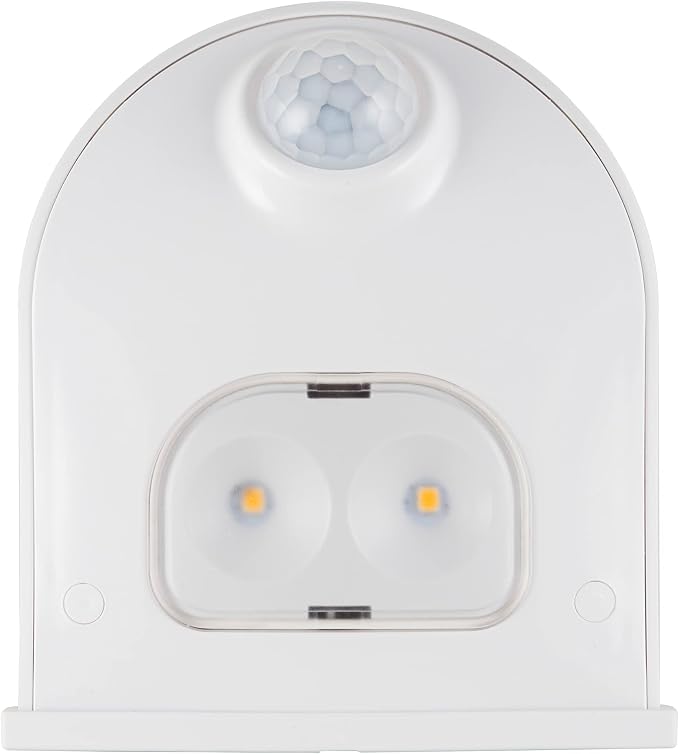 Energizer LED Motion-Activated Security Light, Battery Operated, 40 Lumens, Wireless, Indoor/Outdoor, Over-The-Door, Ideal for Entryway, Porch, Patio, Basement, Shed, Garage, 38184 (Pack of 2)