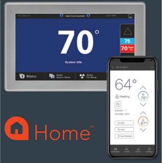 Trane XL824 Wi-Fi Programmable Thermostat with Nexia Home Intelligence for Smart Comfort Control Touch Screen No Retun/No Refund - Factory Warranty