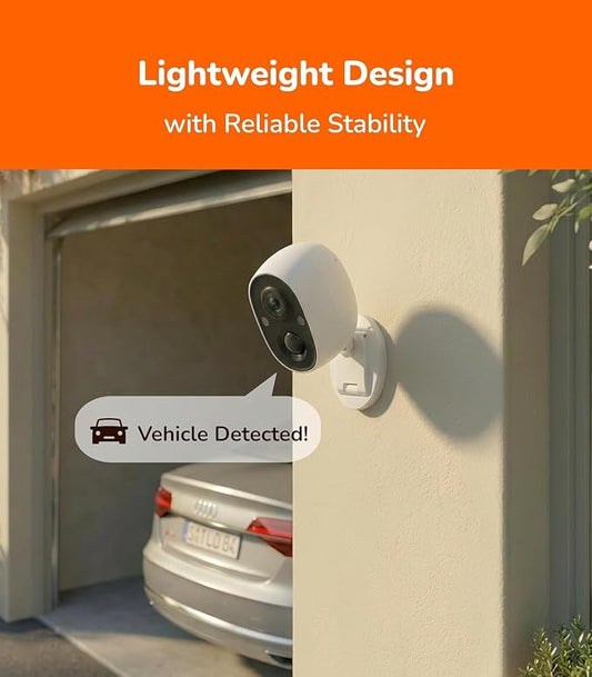 SensForge 2.5K Indoor Outdoor Battery Camera Lite, Dual-Band WiFi, Free AI Human & Pet Detection, 2-Day Cloud + Spotlight Color Night Vision, Magnetic Mount, Optional AI + Storage Upgrade
