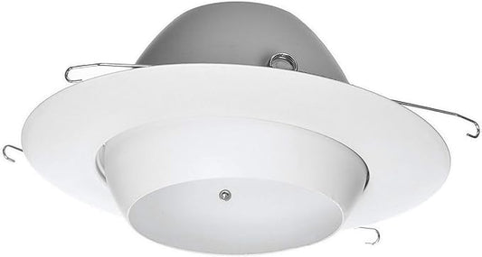 NICOR Lighting 6 inch White Recessed Eyeball Trim Designed for 6 inch Housings (17506WH)