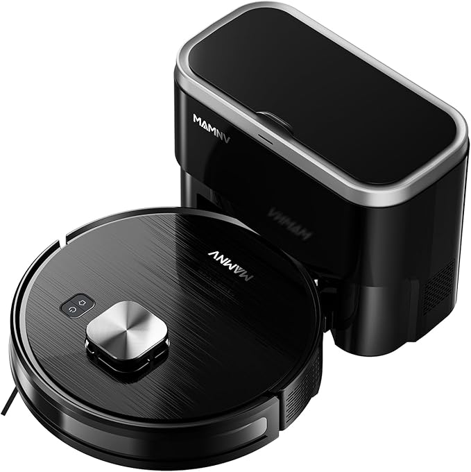 Robot Vacuum and Mop Combo, 11500 Pa Suction, 3-in-1 Robotic Vacuum with Smart LiDAR Navigation, 90 Day Self-Emptying,160 Min Runtime,App/Voice Control, Ideal for Pet Hair, Carpet & Hard Floor