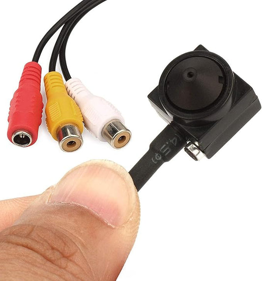 Vanxse® CCTV Hd Mini Spy Pinhole Security Camera 1000tvl Hidden Mini CCTV Surveillance Camera Indoor/Outdoor (VS-TN007)