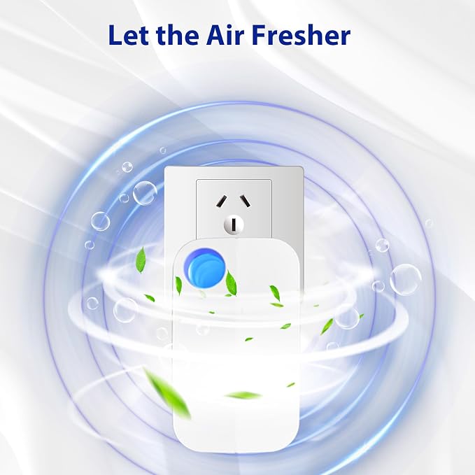 Ion Air purifiers Plug in Air Ionizers for Home Portable and Quiet Ionic Air Purifiers for Bedroom Toilet Office Kitchen and Pets(2)