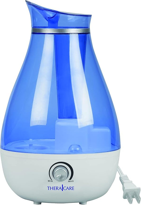 Thera|Care Cool Mist Ultrasonic Humidifier | For Medium Size Rooms | No Filter Required