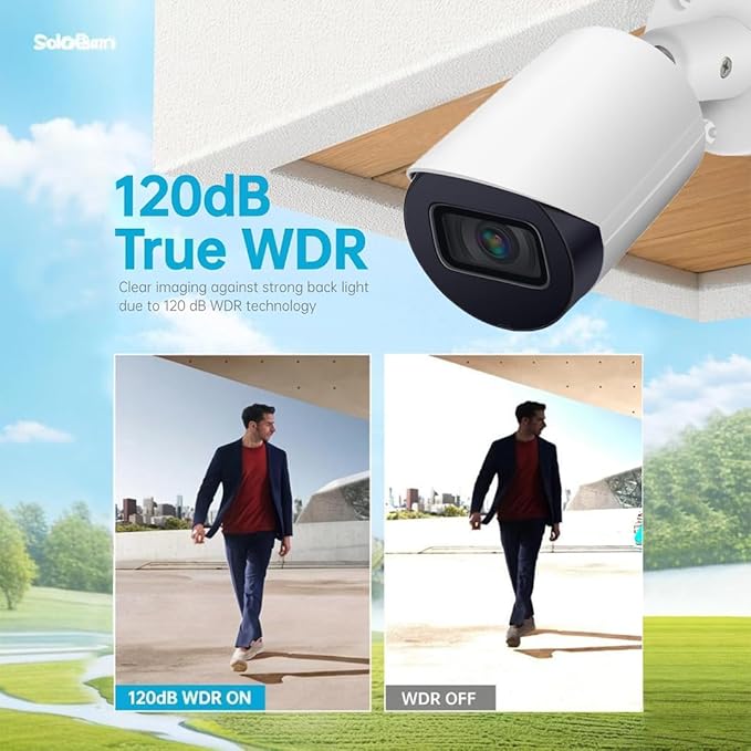 DahuaSecurity 8MP PoE IP Camera, 4K Security Bullet Camera with Smart Motion Detection IR&Color Night Vision, Metal Shell,MicroSD(256GB),H.265+,IP67