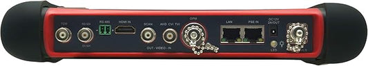 EVERSECU 7-inch retina touch screen all-in-one multi-functional 4K IP Camera Tester 8MP HD-SDI/TVI/AHD/CVI CCTV Tester, Multimeter, TDR Cable Test/OPM/VFL/POE Output/8GB SD Card/HDMI in&Out