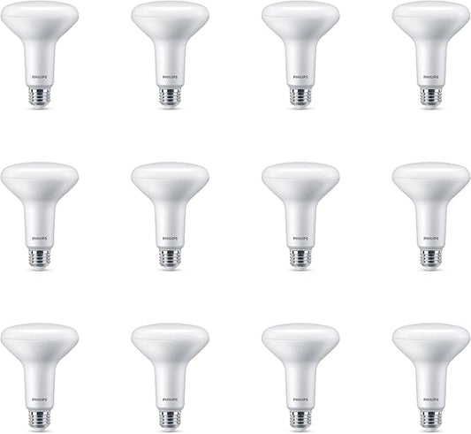 Philips LED Flicker-Free Frosted Dimmable BR30 Light Bulb - EyeComfort Technology - 650 Lumen & Flicker-Free Frosted Dimmable A19 Light Bulb - EyeComfort Technology - 450 Lumen