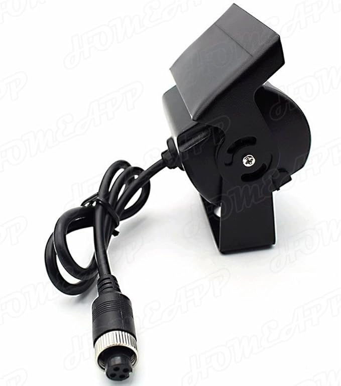 Waterproof 4Pin CCD Bus Trailer 18 LED IR Night Vision Car Rear View Reverse Backup Camera for Bus Truck Motorhome 12V-24V (4Pin HEI(10m))