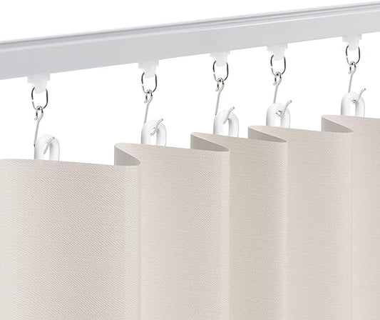 Heavy-Duty Ceiling Curtain Track Kit (9ft - 12ft), Curtain Track Ceiling Mount Room Divider Curtain Rod Aluminum Alloy Ceiling Track for Curtains Ceiling Curtain Rod for Shower, Bedroom, Living Room