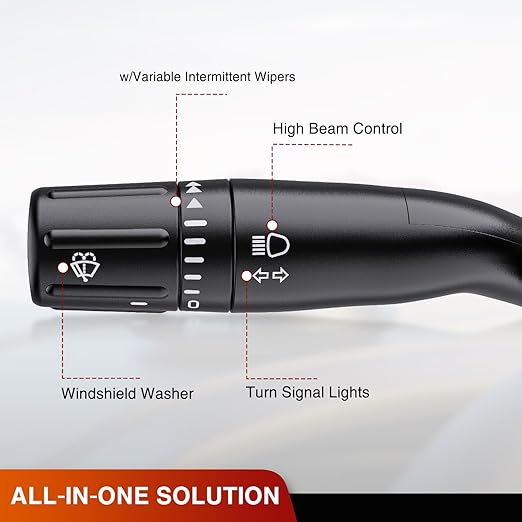 Nilight Turn Signal Switch Compatible with Ford 2011 2012 2013 F150 F-250 F-350 F-450 F-550 Super Duty Multi-Function Windshield Blinker w Variable Intermittent Wiper