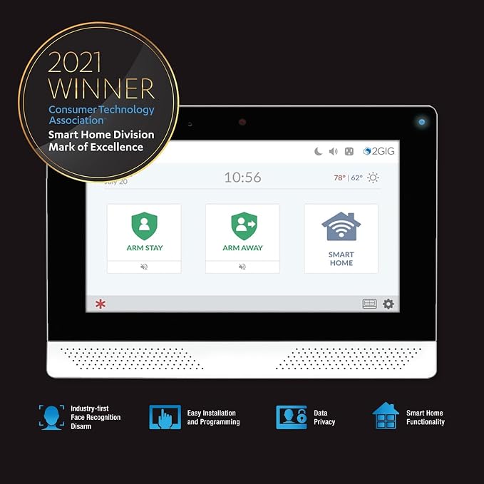 2GIG Edge Security Panel with 7 in. Touchscreen, Verizon (2GIG-EDG-NA-VA)