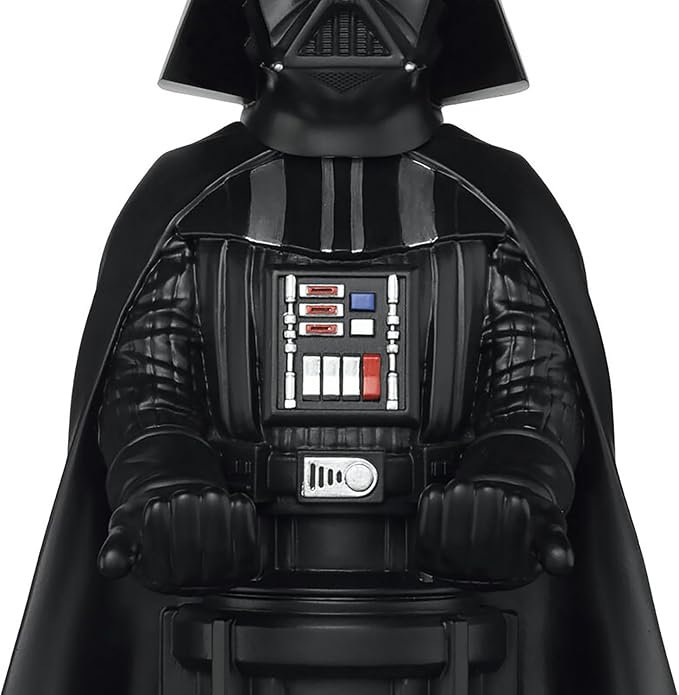 Exquisite Gaming: Star Wars: Darth Vader - Original Mobile Phone & Gaming Controller Holder, Device Stand, Cable Guys, Licensed Figure (Multi-colored)