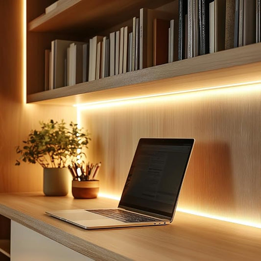 Led Strip Lights 5V USB 320 LEDs 2Pack Short COB LED Strip Light 3000K Warm White Not Dimmable Flexible Small led for Home DIY Lighting Room Decor TV Lights Indoor Use (3.28FT/1M*2)