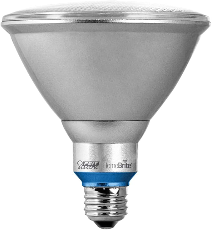 Feit Electric PAR38/LED/HBR 90W Equivalent (2700K) Dimmable Bluetooth Smart HomeBrite LED Flood Light Bulb, Soft White