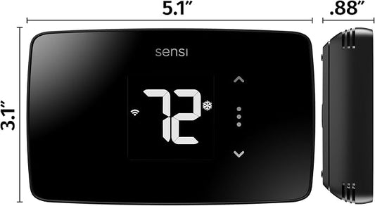 Sensi Lite Smart Thermostat, WiFi, Alexa, DIY, Energy Star Certified, ST25