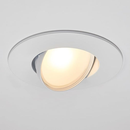 Maxxima 5" and 6" Rotatable LED Retrofit Downlight Gimbal - 1200 Lumens, 11 Watts, Dimmable, 5 CCT 2700K/3000K/3500K/4000K/5000K, Recessed Ceiling Light Fixture, Ideal for Kitchens and Dining Rooms