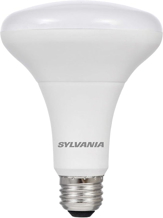 Sylvania ECO LED BR30 Light Bulb, 65W = 10W, Dimmable, Frosted Finish, 650 Lumens, 2700K, Soft White - 4 Pack (40870)