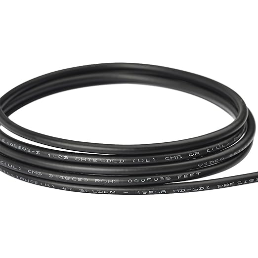 Superbat 3G 6G SDI Cable 2ft BNC Male to Male Right Angle 75 Ohm SDI Video Cable Thin & Short Belden 1855A(2-Pack for HD Camera CCTV Monitor Video Switcher SDI Splitter etc