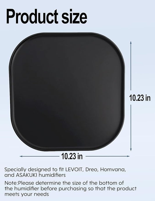 Silicone Humidifiers Tray for LEVOIT, Dreo, Homvana, ASAKUKI Humidifiers - Leak-Proof & Moisture-Proof Design, Floor Drying Function to Protect Floor Surface
