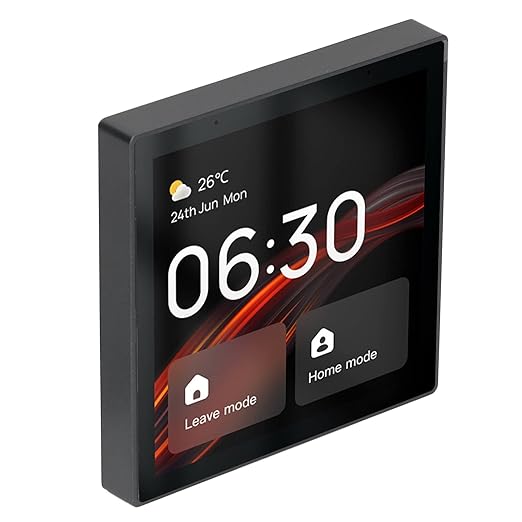 Semme Home Control Panel 4 Inch Voice Control Wall Switch for Products with Adaptive Brightness and Multi Device Functionality