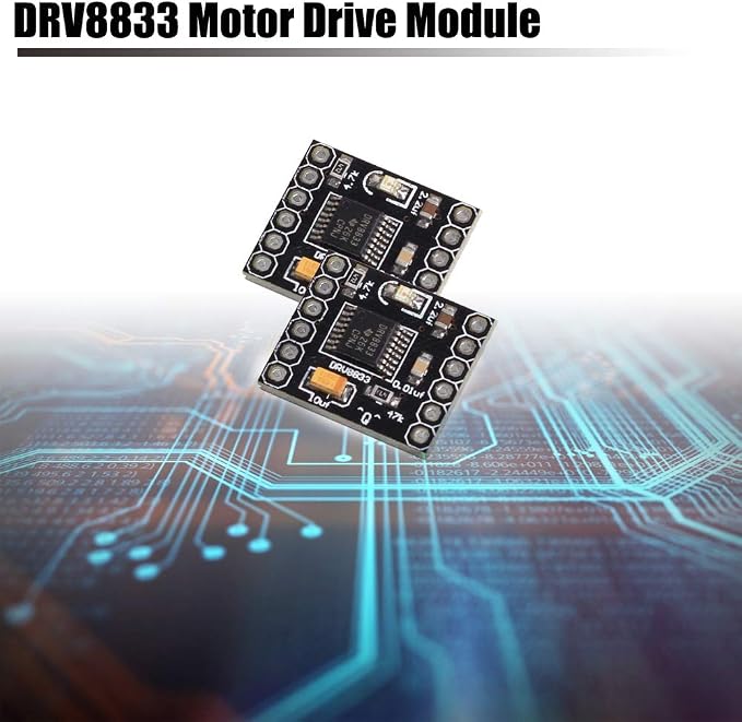 KOOBOOK 2Pcs DRV8833 Motor Drive Module 1.5A Dual H Bridge DC Gear Motor Driver Controller Board