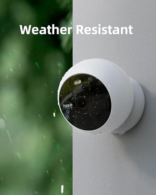 Noorio Home Security System with B200 Camera x2, Solar Panel x2