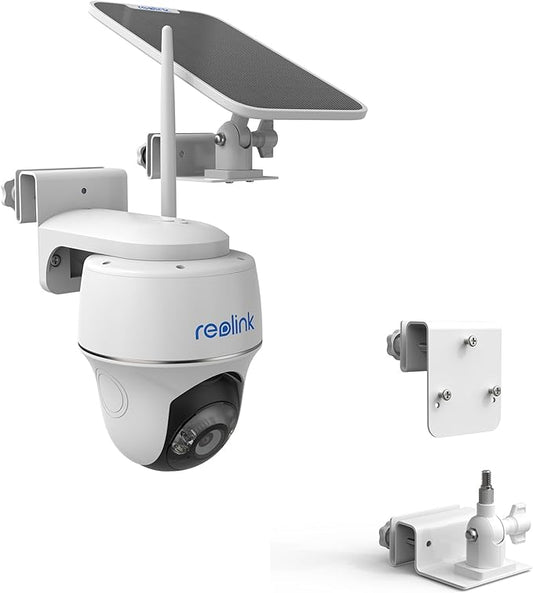 HOLACA Gutter Mount Bracket Compatible with Reolink Argus PT 3MP, Reolink Argus PT 4MP/2K, Reolink Argus PT 5MP/2K, Reolink Argus PT 4K/8MP, Reolink Go PT Ultra Security Camera and Reolink Solar Panel