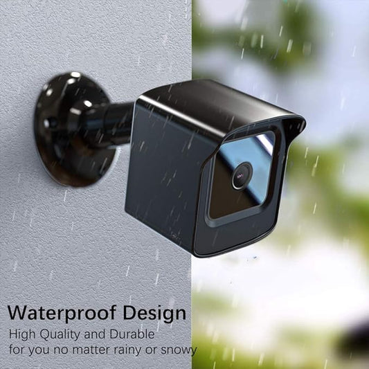PEF Mount for All New Wyze Cam V4 and V3, Weatherproof Protective Cover and 360 Degree Adjustable Wall Mount Solid Housing for Wyze V4 and V3 Outdoor Indoor Smart Home Camera System (Black, 1 Pack)