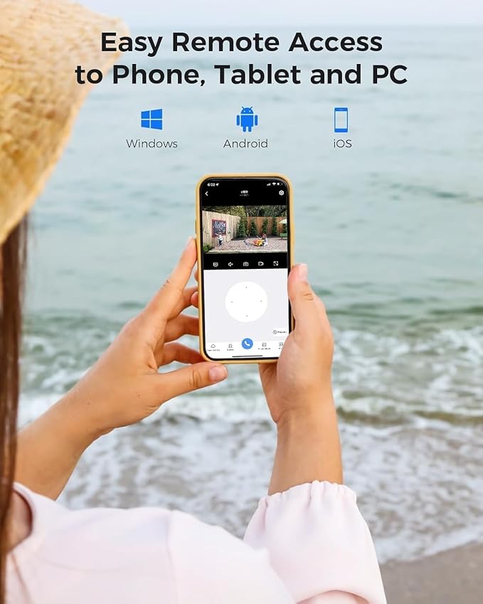 Hiseeu 4K 8MP Home Security Camera System Outdoor, 16CH NVR 4 Cam Kit
