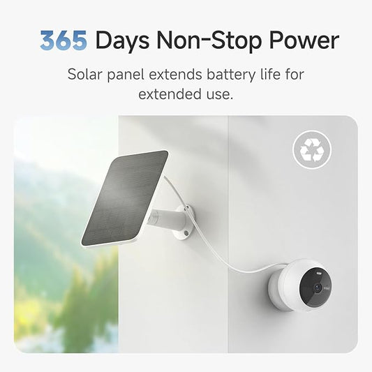 Noorio Solar Security Cameras Wireless Outdoor, 1080P Battery Powered Magnetic Outdoor Camera with AI Motion Detection, 2.4G WiFi Only, Color Night Vision, Local Storage, 4-Pack
