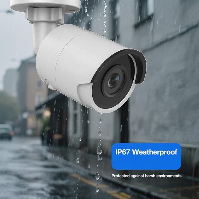 DS-2CD2043G2-I 4MP Mini Bullet POE IP Camera Outdoor, 2.8MM Lens, 120dB WDR, 131ft Night Vision, Human & Vehicle Detection, IP67, Replacement of DS-2CD2043G0-I, Work with Ⲏіkconnect, Guarding Vision